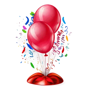 Cartoon Birthday Balloon Png Wik26 PNG Image