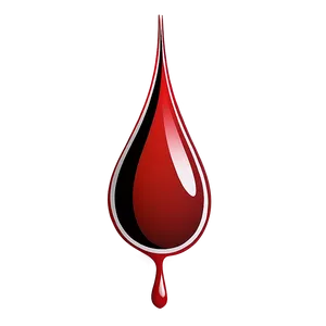 Cartoon Blood Drop Png Aef44 PNG Image