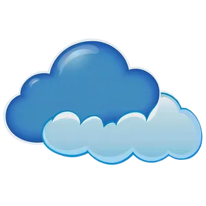 Cartoon Blue Clouds Png Dey78 PNG Image