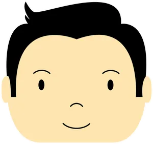 Cartoon Boy Avatar Graphic PNG Image