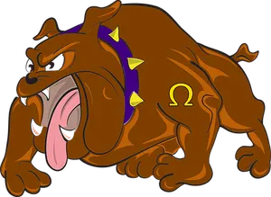 Cartoon Bulldog Character PNG Image