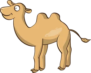 Cartoon Camel Illustration PNG Image