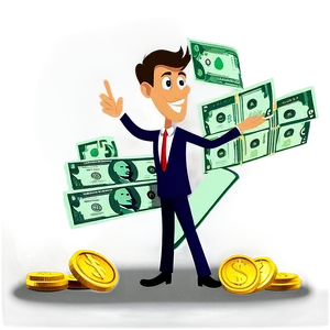 Cartoon Cash Flow Png Nkx39 PNG Image