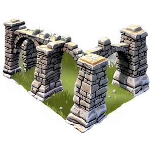 Cartoon Castle Ruins Png Dco48 PNG Image