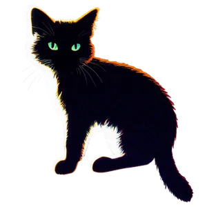 Cartoon Cat Silhouette Png 91 PNG Image