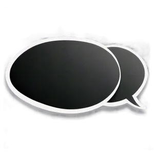 Cartoon Chat Bubble Design Png Mqv63 PNG Image