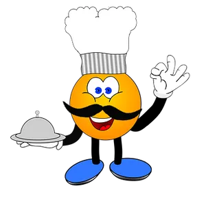 Cartoon Chef Character PNG Image