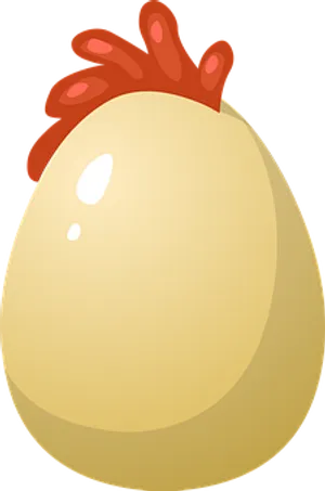 Cartoon Chicken Egg Illustration PNG Image