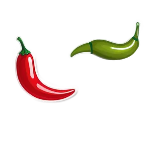 Cartoon Chili Pepper Png Pev42 PNG Image