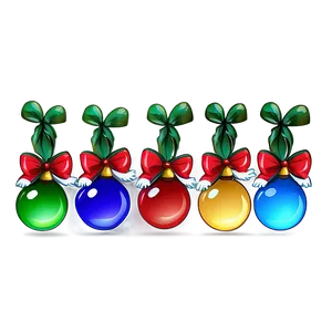 Cartoon Christmas Lights Arrangement Png 65 PNG Image