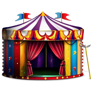 Cartoon Circus Tent Image Png Uwe19 PNG Image