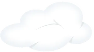 Cartoon Cloud Graphic PNG Image