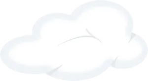 Cartoon Cloud Graphic PNG Image