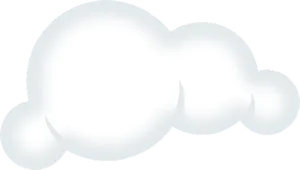 Cartoon Cloud Vector PNG