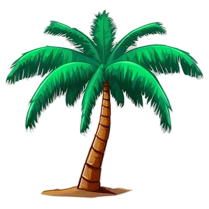 Cartoon Coconut Tree Png Nxf46 PNG Image