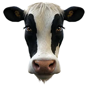 Cartoon Cow Face Png Obb PNG Image