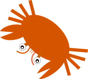 Cartoon Crab Graphic PNG Image