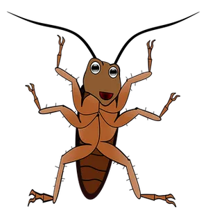 Cartoon Cricket Character PNG Image