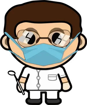 Cartoon Dentist Character.png PNG Image