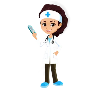 Cartoon Doctor And Nurse Png Yxw PNG Image