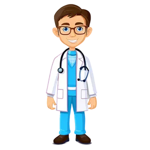 Cartoon Doctor Character Png Hcr PNG Image