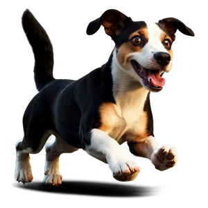 Cartoon Dog Running Png Upx PNG Image