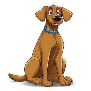 Cartoon Dog Sitting Png Jru97 PNG Image