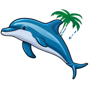 Cartoon Dolphins Png 06112024 PNG Image