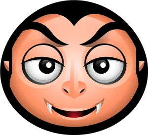 Cartoon Dracula Emoji PNG Image