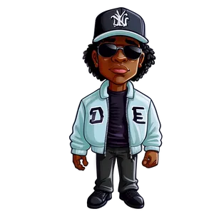 Cartoon Eazy E Character Png Pmp79 PNG Image