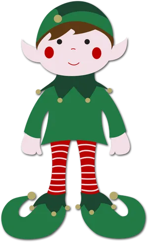 Cartoon Elf Illustration.png PNG Image