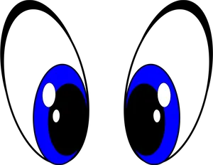 Cartoon Eyes Clipart PNG Image