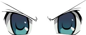 Cartoon Eyes Expression PNG
