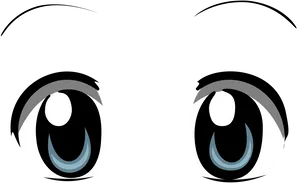 Cartoon Eyes Vector Illustration PNG Image