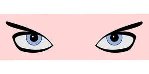 Cartoon Eyes Vector Illustration PNG Image