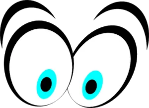 Cartoon Eyes Vector PNG