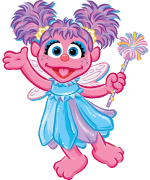 Cartoon Fairy Character Illustration PNG Image