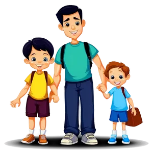 Cartoon Family Clipart Png Bnc PNG Image