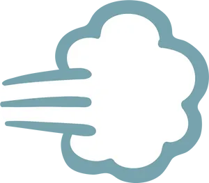 Cartoon Fart Cloud PNG Image