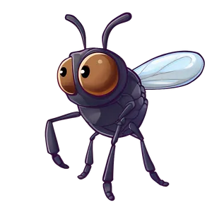 Cartoon Fly Character Png 13 PNG Image