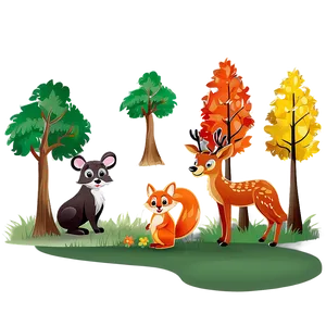 Cartoon Forest Animals Clipart Png 21 PNG Image