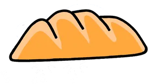 Cartoon Fresh Bread Illustration PNG