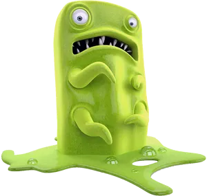 Cartoon Germ Character PNG Image