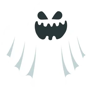 Cartoon Ghost Graphic PNG Image