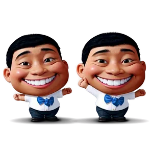 Cartoon Grin Expression Png Thj PNG Image