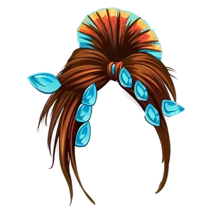 Cartoon Hair Accessories Png Hmj55 PNG Image