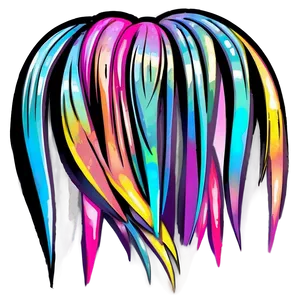 Cartoon Hair Art Png 47 PNG Image