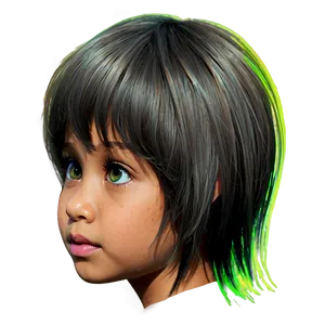 Cartoon Hair Side View Png Jyr62 PNG Image