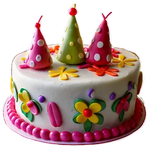 Cartoon Happy Birthday Cake Topper Png Siq PNG Image