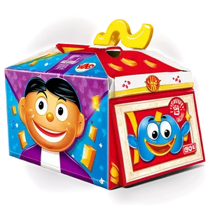 Cartoon Happy Meal Box Png 06212024 PNG Image